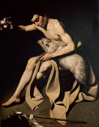 John the Baptist Playing with a Lamb